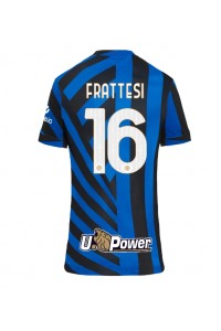 Inter Milan Davide Frattesi #16 Voetbaltruitje Thuis tenue Dames 2024-25 Korte Mouw